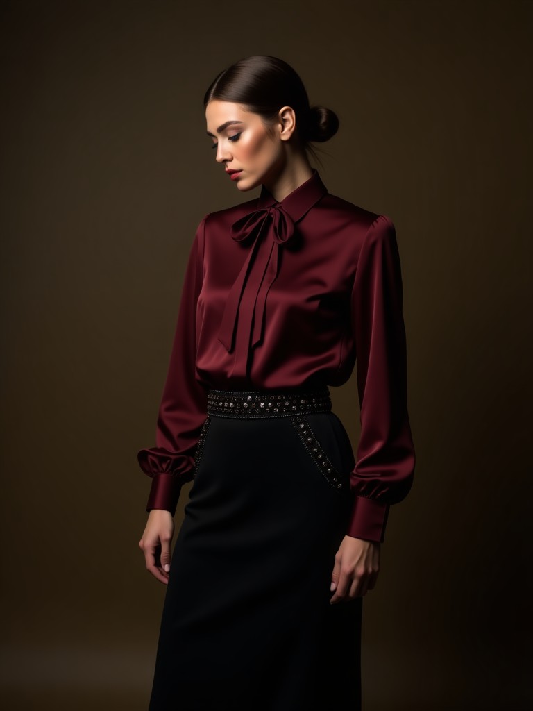 Velvet Shadow Blouse